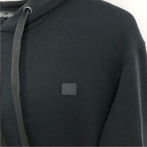 Acne Studios Ferris Face Hoodie Black Unisex Small - Picture 5 of 14